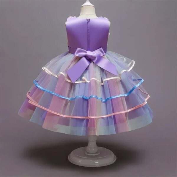 Robe De Princesse Fille Multicolore