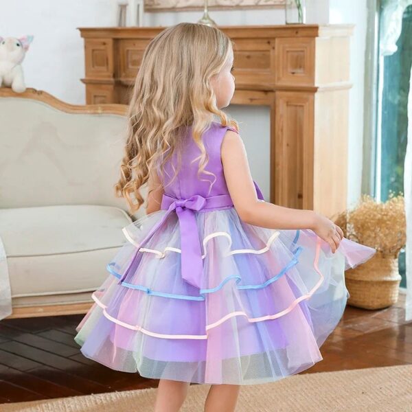 Robe De Princesse Fille Multicolore