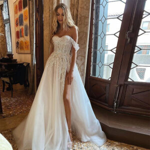 Robe Princesse Mariage Fendue